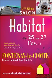 3ème édition du Salon de l'Habitat de Fontenay Le Comte du 25 au 27 février