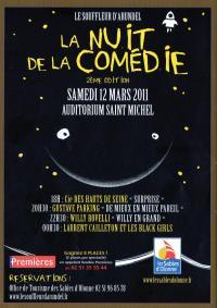 Les Sables d'Olonne: 2 ème édition de la nuit de la Comédie le samedi 12 mars à partir de 18h00 Les Sables d'Olonne: 2 ème édition de la nuit de la Comédie le samedi 12 mars à partir de 18h00