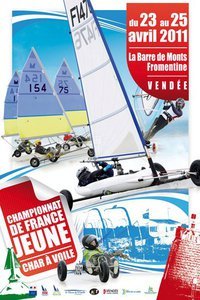 La Barre de Monts Fromentine: 26ème Championnat de France Jeune de char à voile du 23 au 25 avril La Barre de Monts Fromentine: 26ème Championnat de France Jeune de char à voile du 23 au 25 avril