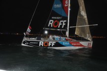 Solo Figaro Massif Marine 2011: pointage à la bouée SNS en baie des Sables vendredi 18 mars à 20h37 Solo Figaro Massif Marine 2011: pointage à la bouée SNS en baie des Sables vendredi 18 mars à 20h37