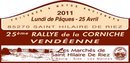 Saint-Hilaire-de-Riez: 25ème Rallye de la Corniche vendéenne du 24 au 25 avril Saint-Hilaire-de-Riez: 25ème Rallye de la Corniche vendéenne du 24 au 25 avril