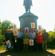 Happening "Touche pas à ma Place Napoléon" : Gonzague de Chantérac et les Relais de Quartiers mobilisés à La Roche-sur-Yon