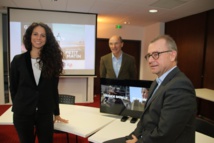 Wilfrid Montassier, Président de Vendée Expansion, Eric Guilloux, Directeur Général de Vendée Expansion et Karen Alletru, Directrice du Pôle Tourisme de Vendée Expansion.