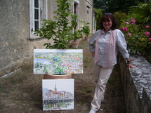 " De Talmont aux Sables d'Olonne" thème de l'exposition de Véronique Bandry jusqu'au 27 juillet 