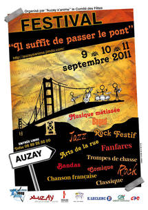 Festival "Il suffit de passer le Pont" à Auzay du 9 au 11 septembre Festival "Il suffit de passer le Pont" à Auzay du 9 au 11 septembre