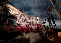 Les Marins d'Iroise le 25 septembre aux Atlantes des Sables d'Olonne. Les Marins d'Iroise le 25 septembre aux Atlantes des Sables d'Olonne.