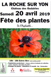 La Roche-sur-Yon : fête des plantes le samedi 19 avril à partir de 10h00 à 18h00 