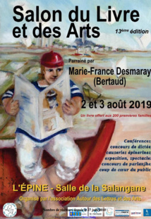 Noirmoutier: 13ème édition du Salon du Livre et des Arts de l'Epine les 2 et 3 août