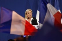Marine Le Pen fait de bons résultats en Vendée