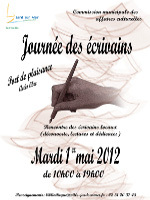 Jard-sur-Mer: journée des écrivains le mardi 1° mai de 10h00 à 19h00 Jard-sur-Mer: journée des écrivains le mardi 1° mai de 10h00 à 19h00
