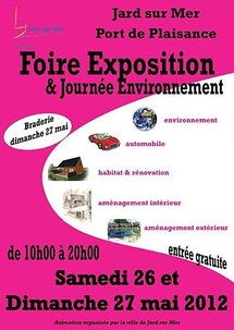 Jard-sur-Mer: 3° foire exposition et journée de l'environnement les 26 et 27 mai Jard-sur-Mer: 3° foire exposition et journée de l'environnement les 26 et 27 mai