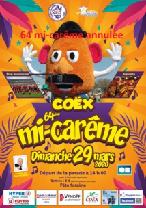 La Mi-carême de Coex est annulée La Mi-carême de Coex est annulée