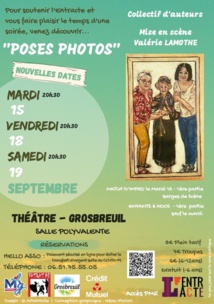 Grosbreuil : l'Entracte sur scène les 15, 18 et 19 septembre Grosbreuil : l'Entracte sur scène les 15, 18 et 19 septembre