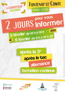 Carrefour des métiers les 5 et  6 février à Fontenay-le-Comte