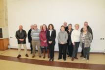 Sylviane Bulteau (au centre) est allée à la rencontre des sympathisants et le public samedi matin à la salle Louis Chaigne