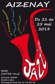 Pour la 9e édition, la ville d'Aizenay vous propose une semaine de jazz en mai ! Pour la 9e édition, la ville d'Aizenay vous propose une semaine de jazz en mai !