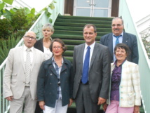 Louis Aliot, vice-président du Front national, ici, à Aubigny ce samedi