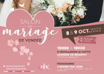 Le Salon du Mariage de Vendée aura lieu ce week-end, les 8 et 9 octobre  à la Longère de Beaupuy à Mouilleron le Captif.