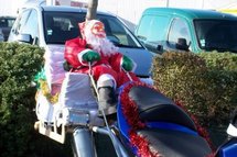 Des motards en Père Noël arriveront à Talmont  le samedi 13 décembre