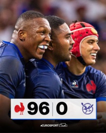 Belle prestation ce soir de l'Equipe de France de Rugby 