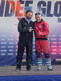 Manuel Cousin 31 ème du Vendée Globe ce 1° mars Manuel Cousin 31 ème du Vendée Globe ce 1° mars