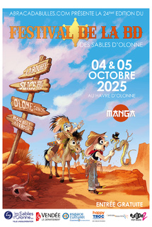 La 24e édition du festival de la BD "Abracadabulles" se déroulera au Havre d'Olonne les 4 et 5 octobre 2025. La 24e édition du festival de la BD "Abracadabulles" se déroulera au Havre d'Olonne les 4 et 5 octobre 2025.