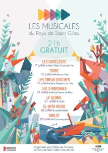 Les Musicales du Pays de Saint Gilles du 7 au 28 juillet
