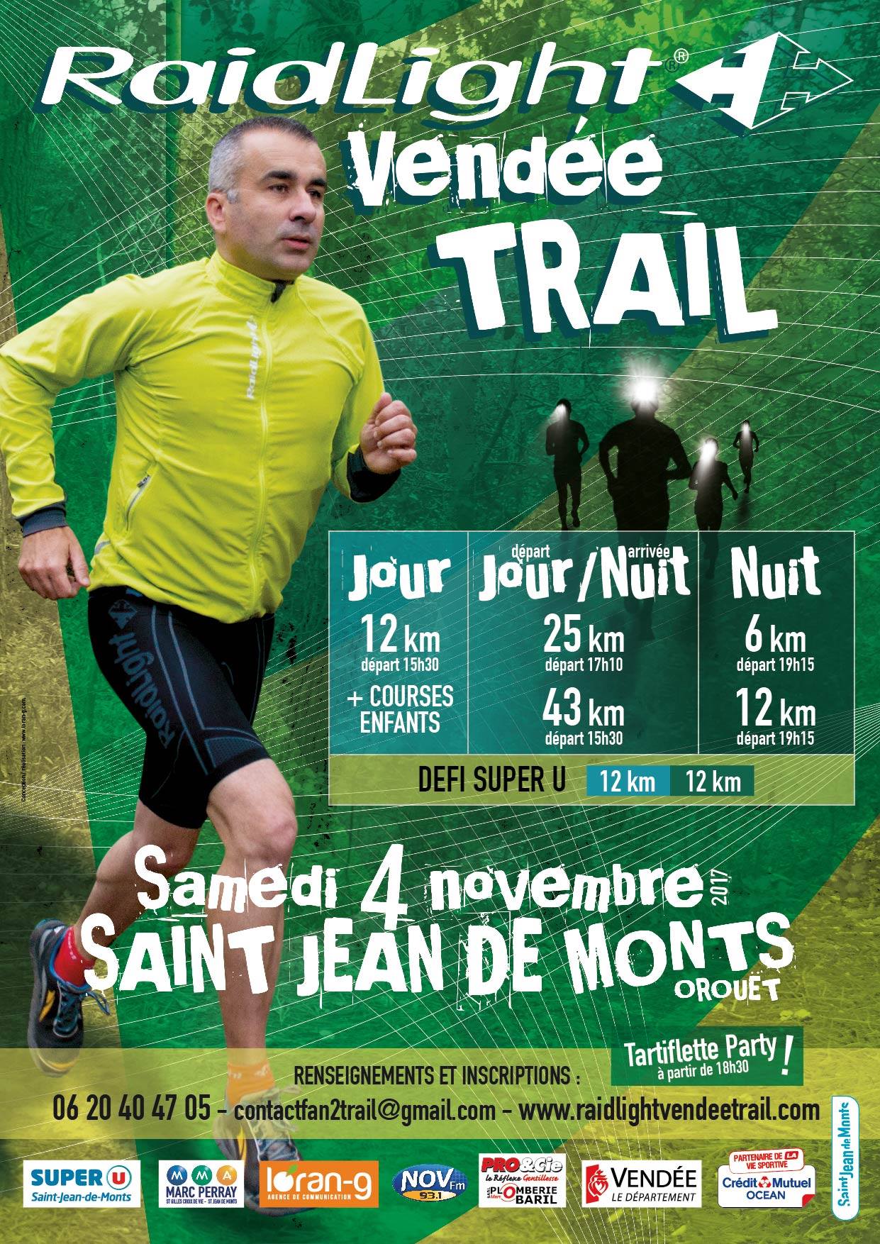 Vivez l’expérience Raidlight Vendée Trail le samedi 4 novembre à Saint-Jean-de-Monts