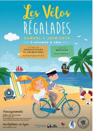 La Tranche-sur-Mer : samedi 1° juin les Vélos Régalades 