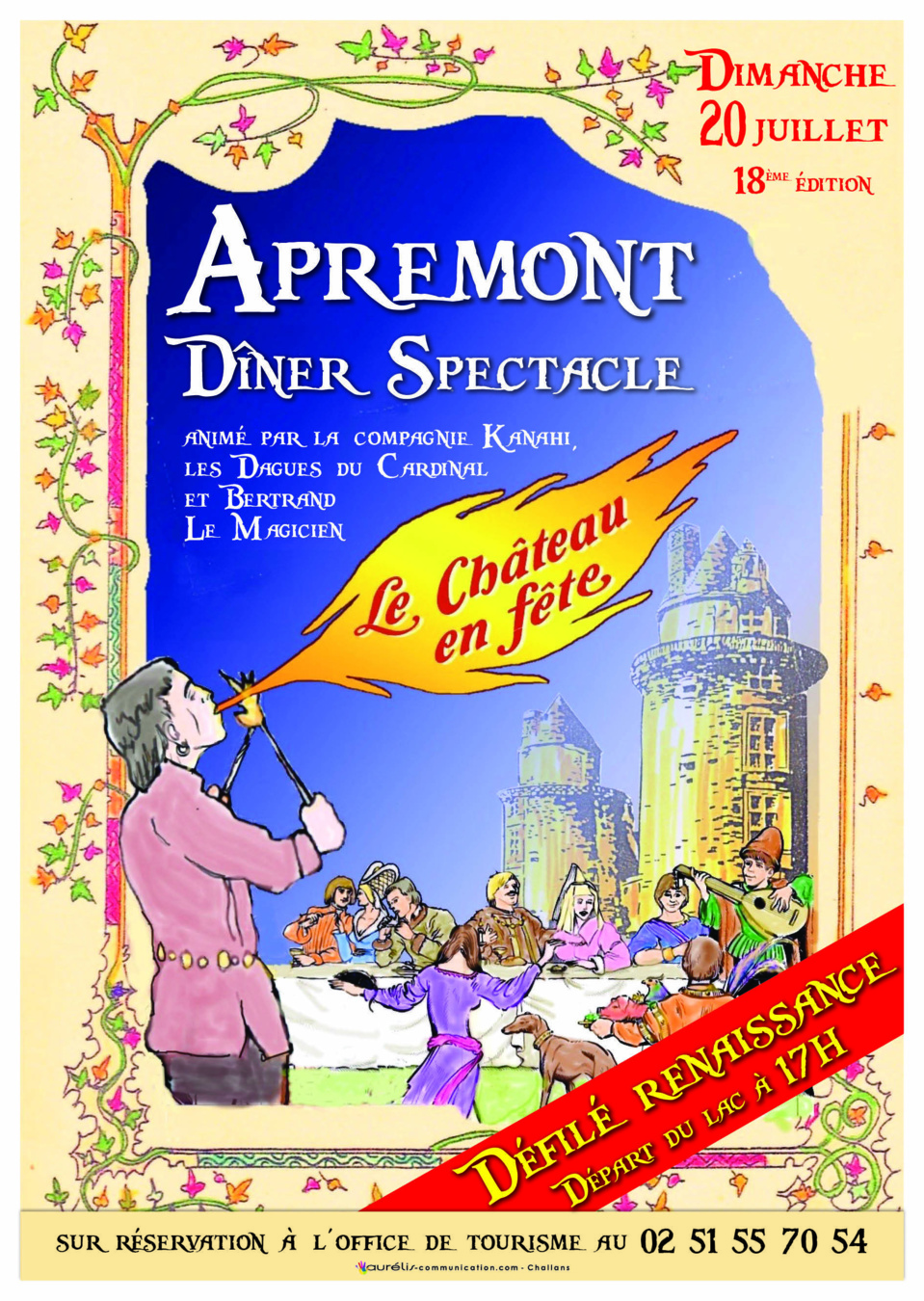 Le Chateau en Fête à Apremont le dimanche 20 juillet 