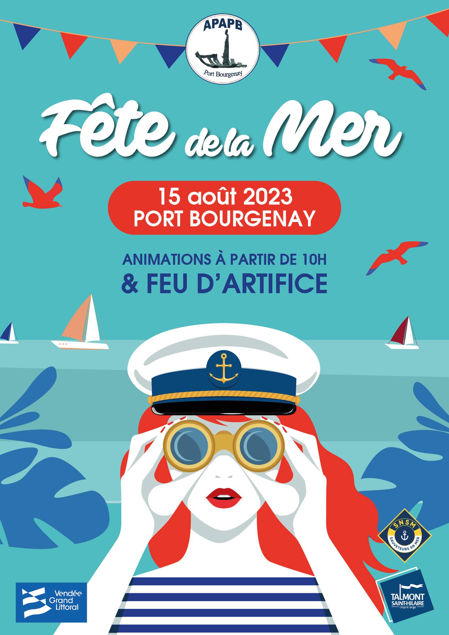 Talmont-Saint-Hilaire: Fête de la Mer ce mardi 15 août à Port Bourgenay