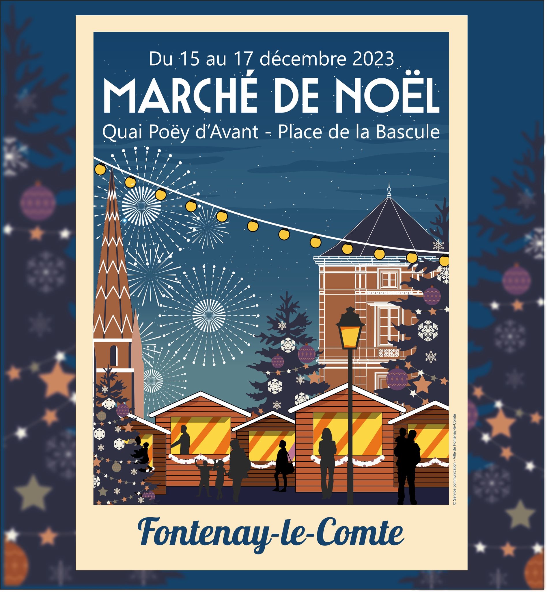 Le marché de Noêl de Fontenay-le-Comte