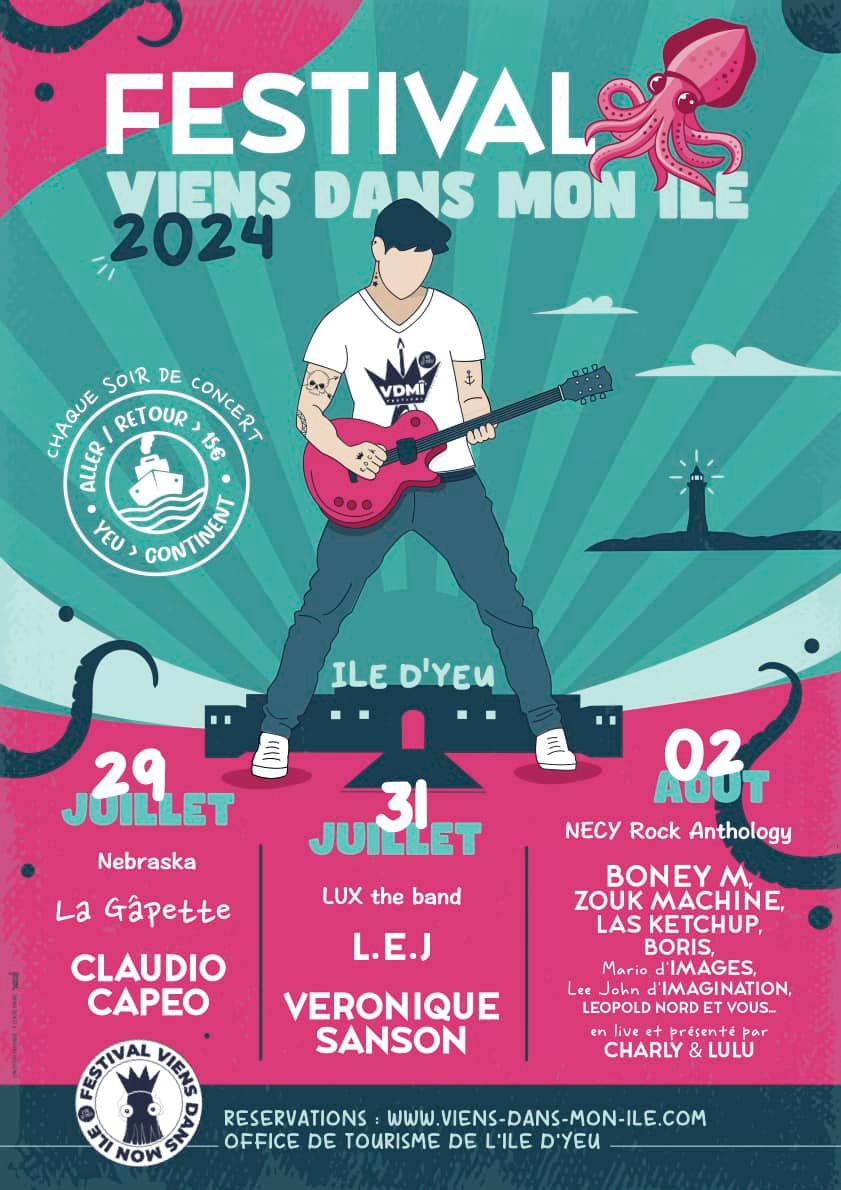 Ile d'Yeu : festival Viens dans mon Ile ouverture des réservations le 9 avril