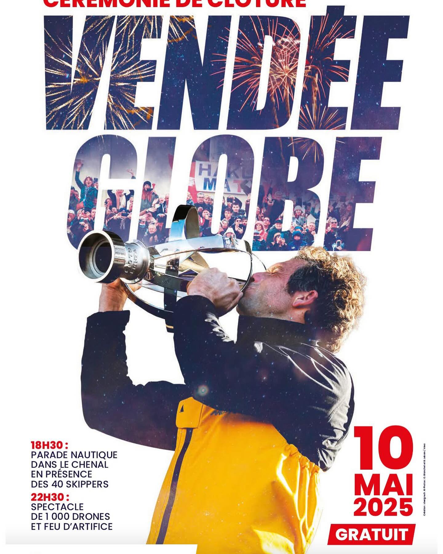 Rendez-vous le 10 mai pour la soirée de clôture du Vendée Globe Rendez-vous le 10 mai pour la soirée de clôture du Vendée Globe