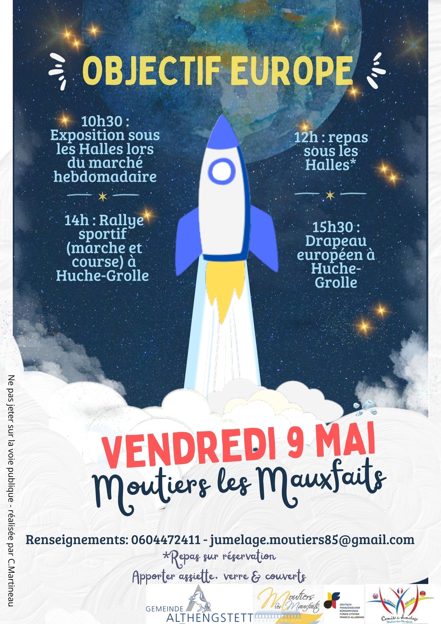 Moutiers-les-Mauxfaits : les commémorations du 8 mai à partir de 10h30 et journée de l'Europe le 9 mai