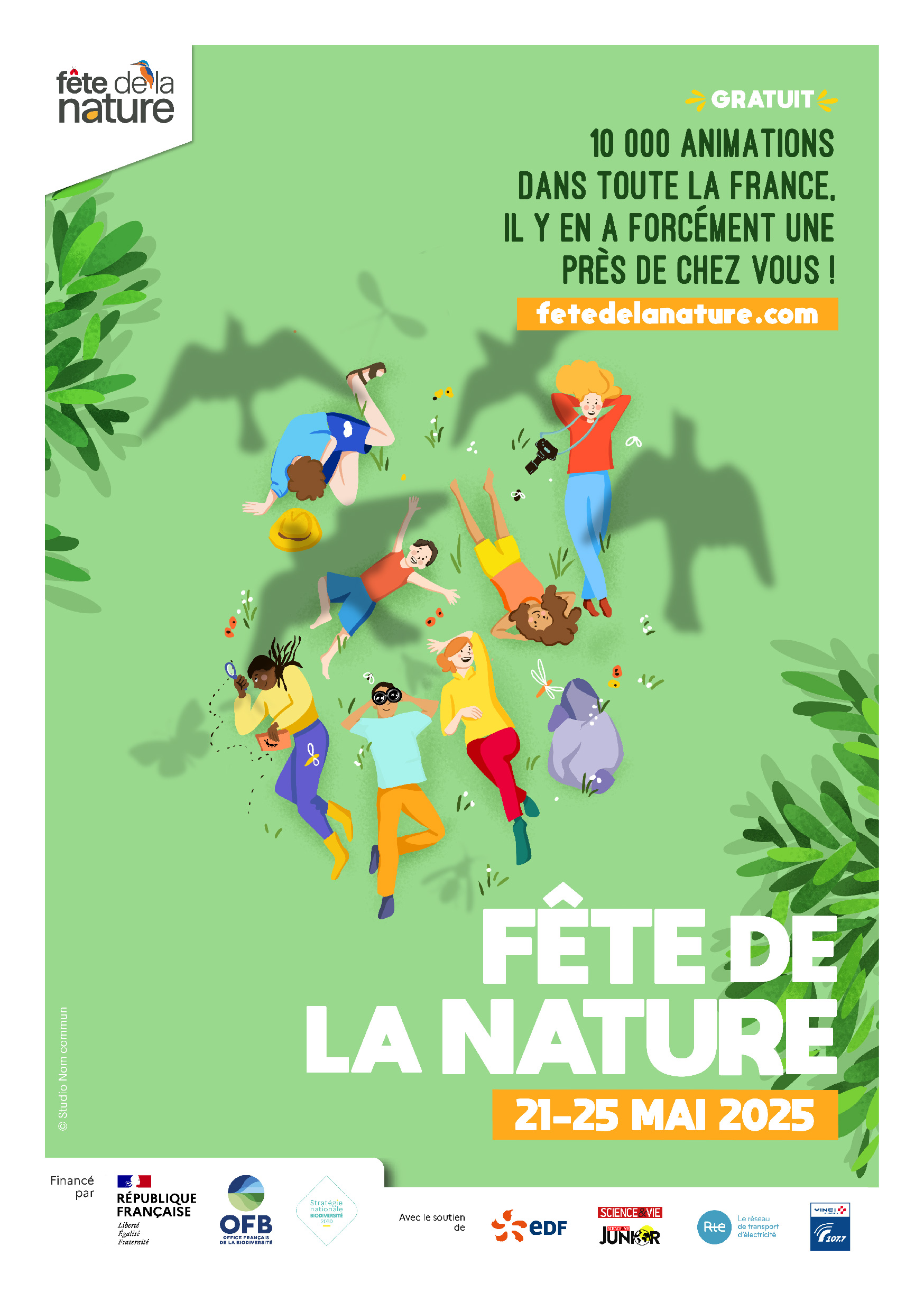Du 21 au 25 mai 2025, la Fête de la Nature revient pour sa 19e édition, offrant plus de 10000 occasions de découvrir la nature.