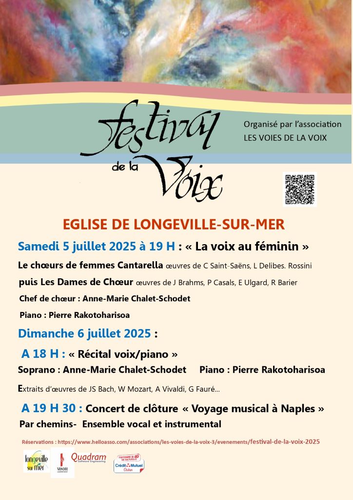 Le Festival de la Voix revient à partir du samedi 5 juillet à Longeville-sur-Mer 