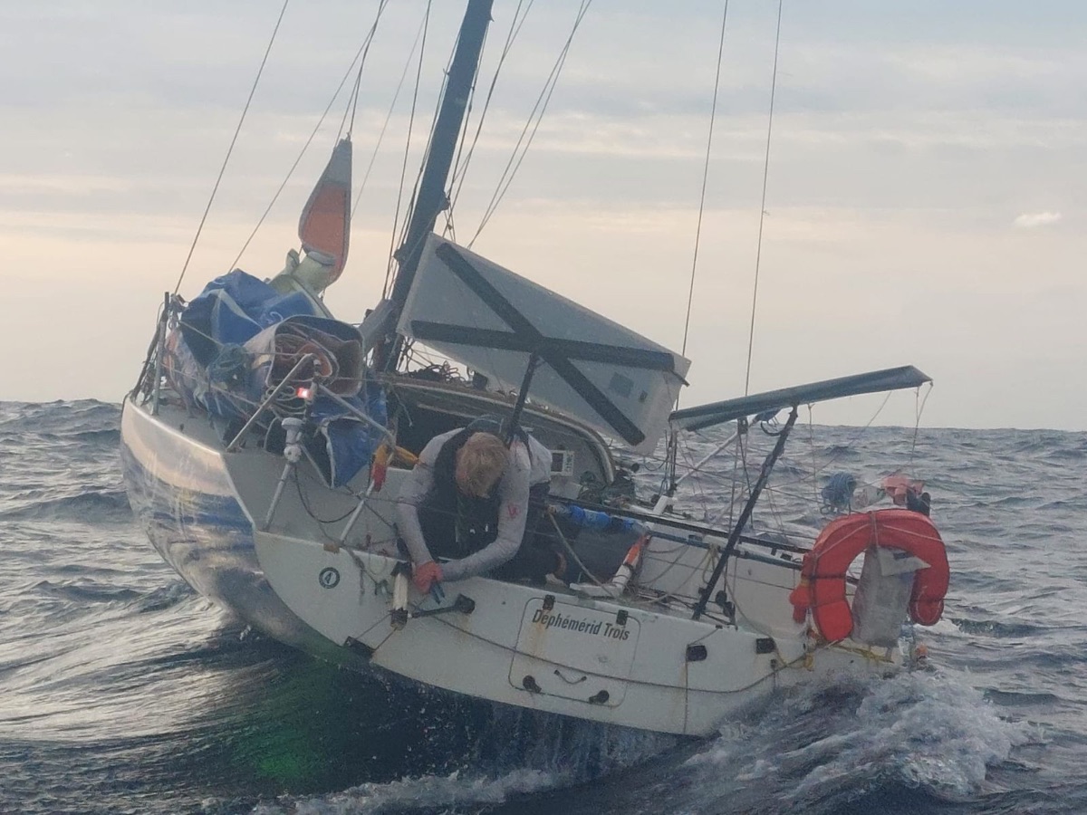 Photo prise depuis le bateau accompagnateur Señor Blue.