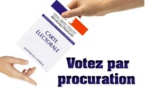 Rappel élection : les procurations