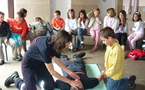 Une initiation aux gestes de premiers secours  à l'école Notre Dame de Bourgenay 