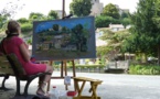 Le marché au village de Mouchamps et son concours de peinture «Peindre Mouchamps»