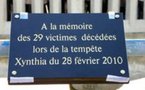 Xynthia : un mémorial pour les sinistrés