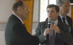 Benoist Apparu, ministre chargé du Logement, était en visite en Vendée, vendredi 16 mars