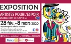 Artistes pour l'Espoir expose 24 artistes peintres et sculpteurs.