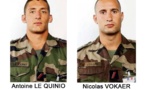 Hommage national à nos deux soldats tués en République Centrafricaine