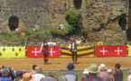 L’Art de la Fauconnerie dans la cour du Château de Talmont 