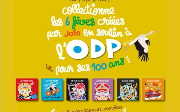 Épiphanie : Pour les 100 ans de l'ODP, La Boulangerie Au Pain d'Auré soutient les pupilles orphelins des sapeurs pompiers de France.