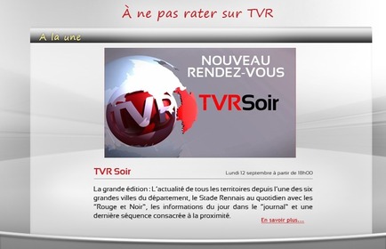 TVR Soir, dès lundi en direct à 18h00