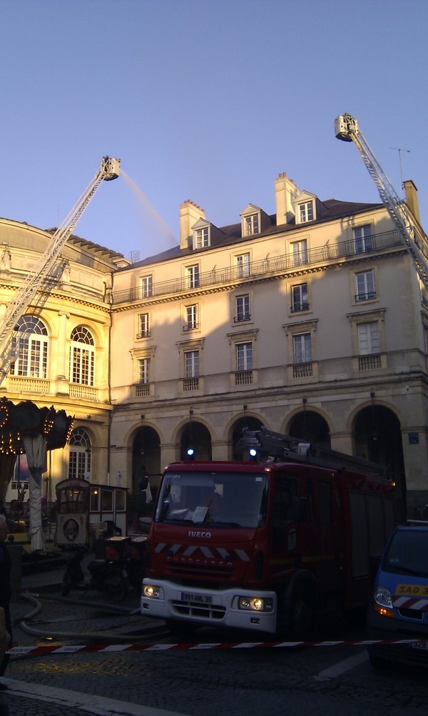 Rennes début d'incendie le 19 janvier Rennes début d'incendie le 19 janvier