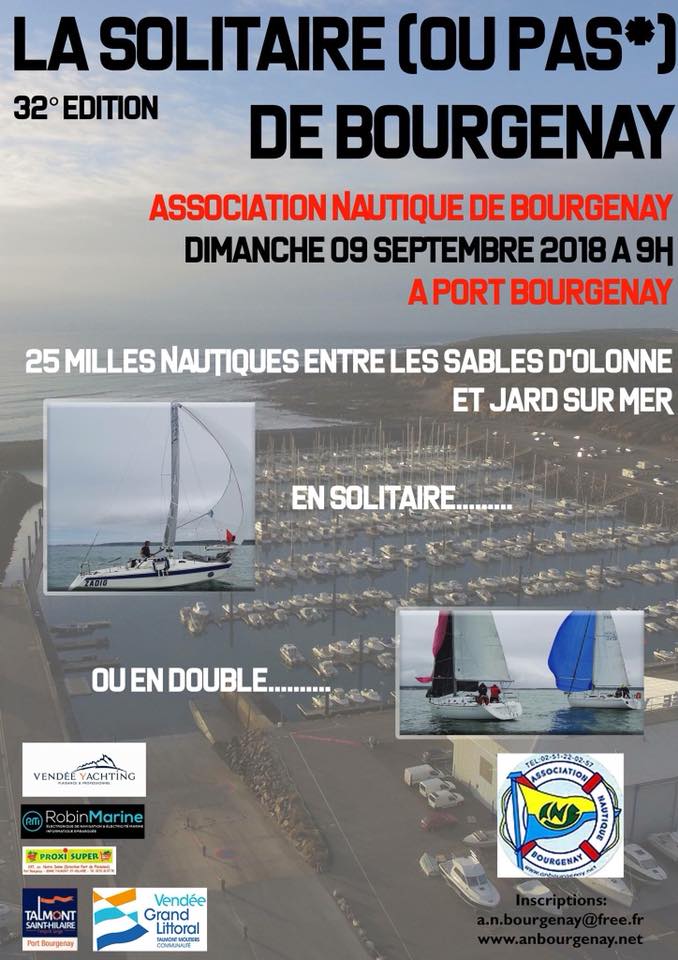 La 32 ème édition de la Solitaire de Bourgenay ce dimanche 9 septembre
